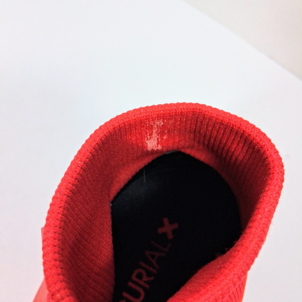 Nike Mercurial Men's Size 9 Rare Red Flashy Soccer Shoes Worn Once! - Picture 8 of 11